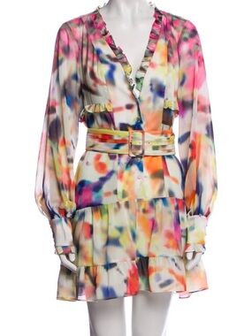 Alexis Leonie Printed Mini Dress